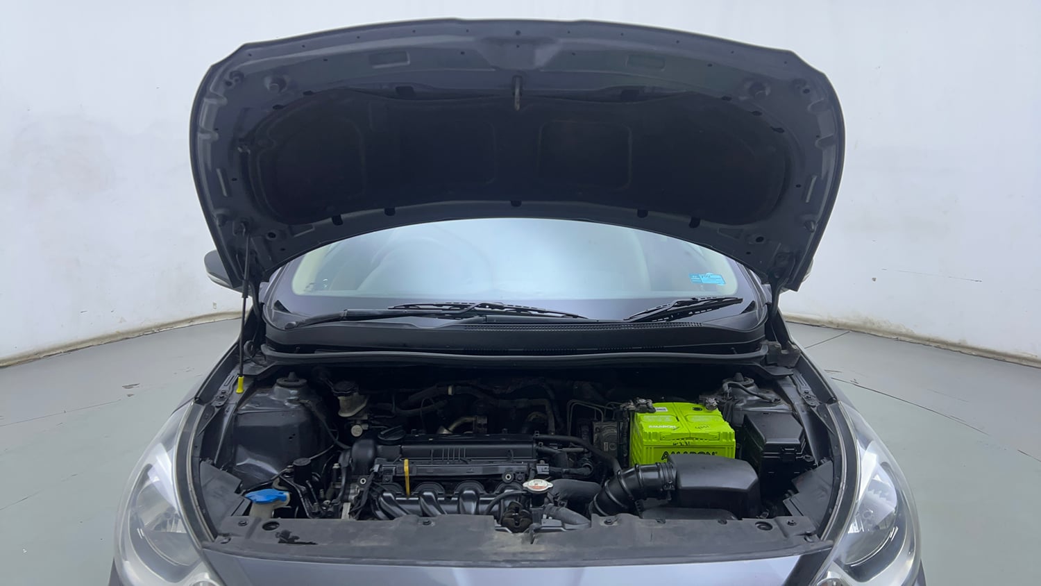 Used 2012 Hyundai Verna Fluidic 1.6 VTVT SX Petrol Manual engine ENGINE & BONNET OPEN FRONT VIEW