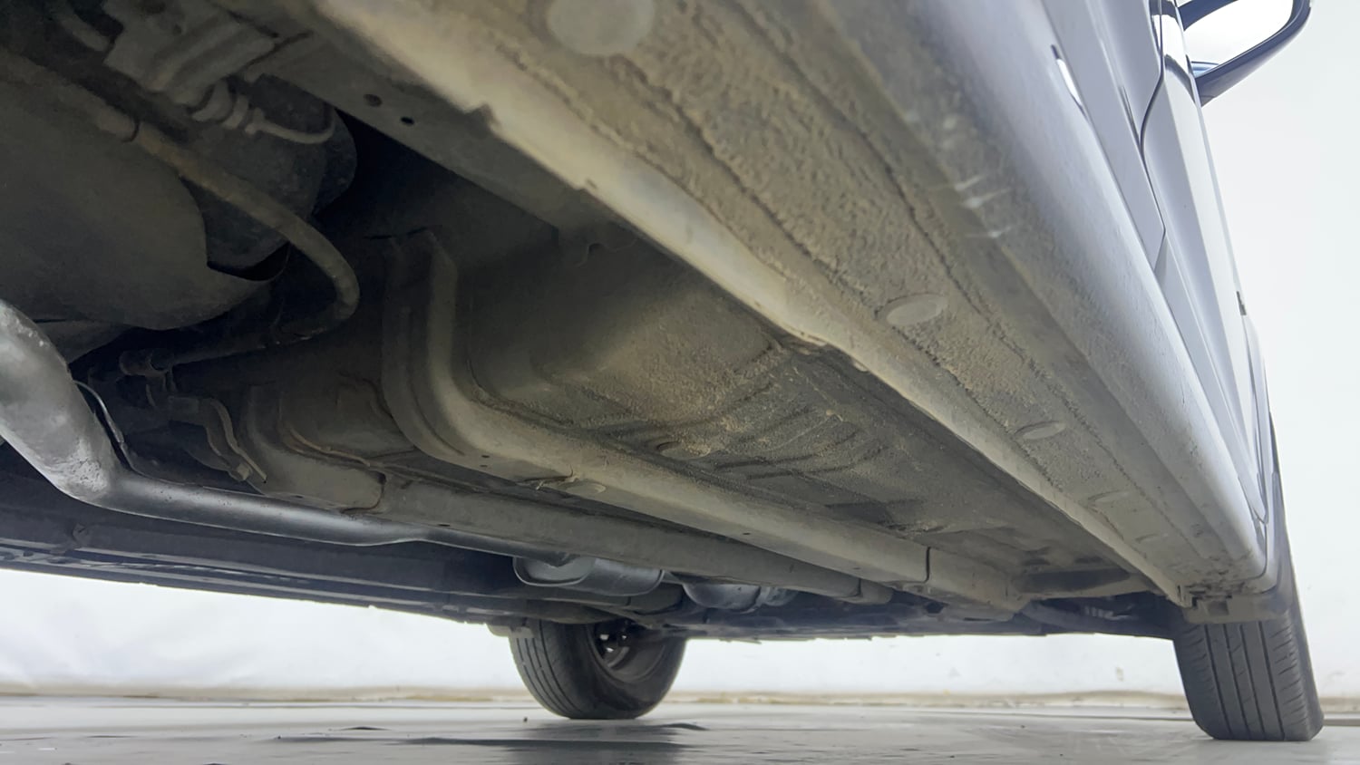 Used 2012 Hyundai Verna Fluidic 1.6 VTVT SX Petrol Manual extra REAR RIGHT UNDERBODY VIEW