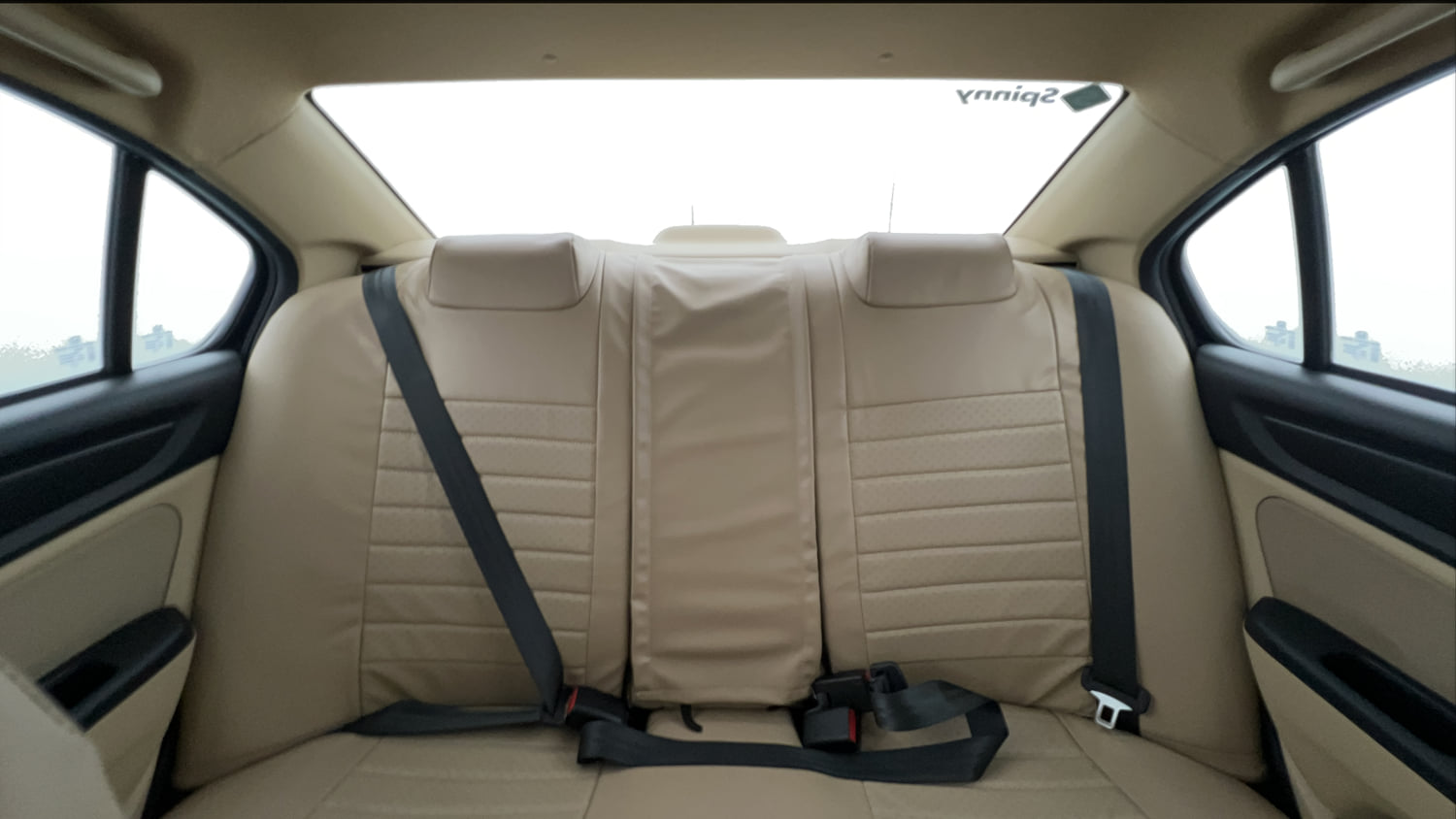 Used 2024 honda Amaze 2nd Generation VX 1.2 Petrol MT Petrol Manual interior REAR SEAT CONDITION VIEW