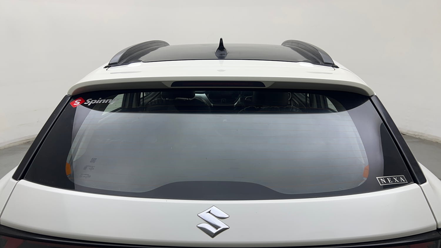 Used 2023 Maruti Suzuki Fronx Delta Plus 1.2L MT Petrol Manual exterior BACK WINDSHIELD VIEW