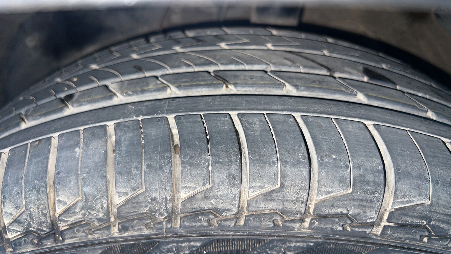 Used 2021 MG Motors Hector Sharp 1.5 DCT Petrol Petrol Automatic tyres LEFT FRONT TYRE TREAD VIEW