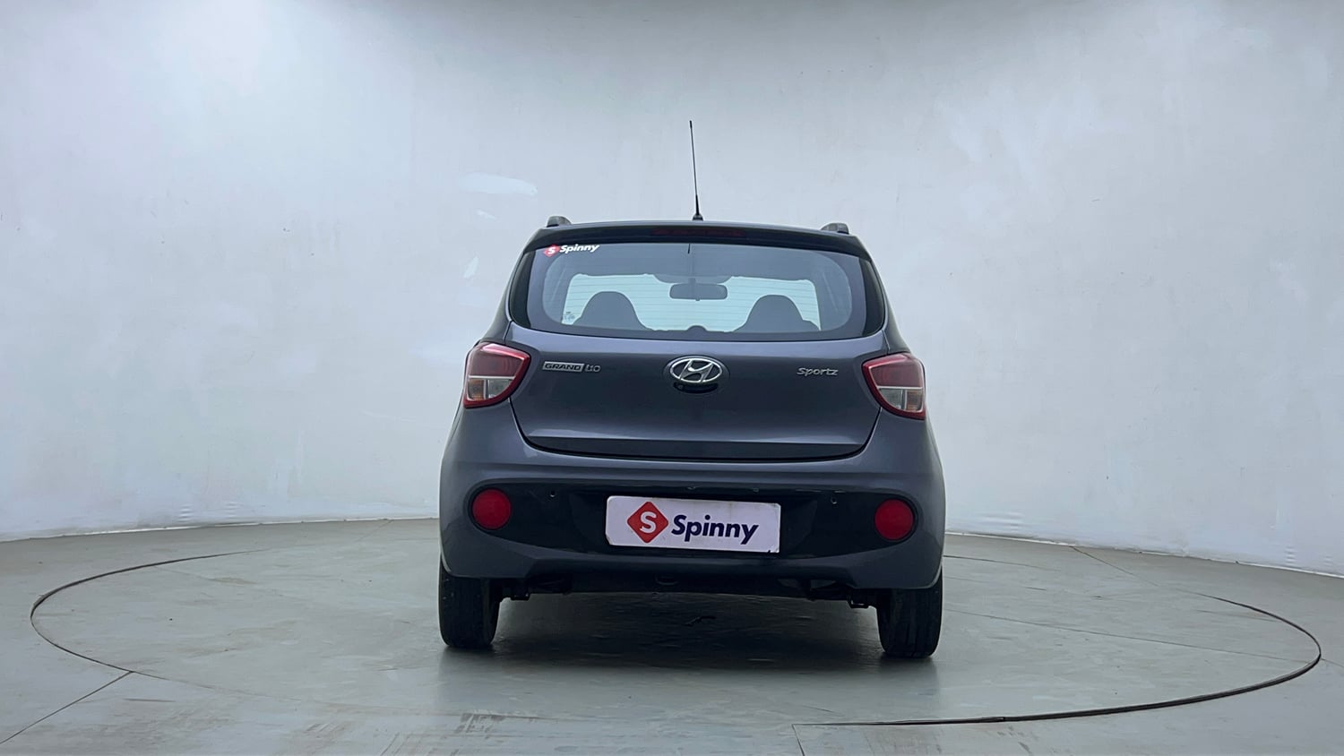 Used 2018 Hyundai Grand i10 Sportz 1.2 Kappa VTVT Petrol Manual exterior BACK VIEW