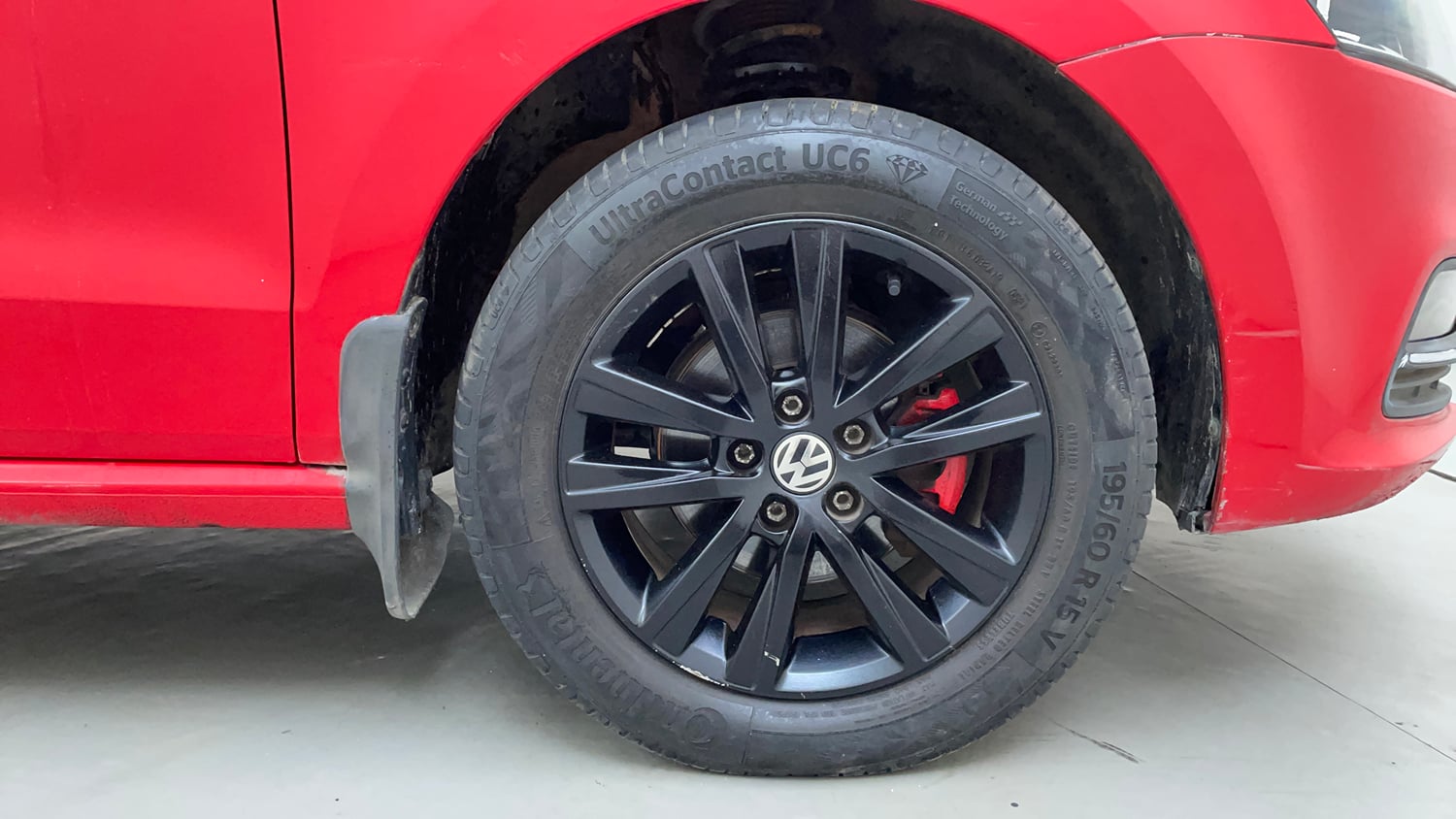 Used 2015 Volkswagen Polo GT TDI Diesel Manual tyres RIGHT FRONT TYRE RIM VIEW