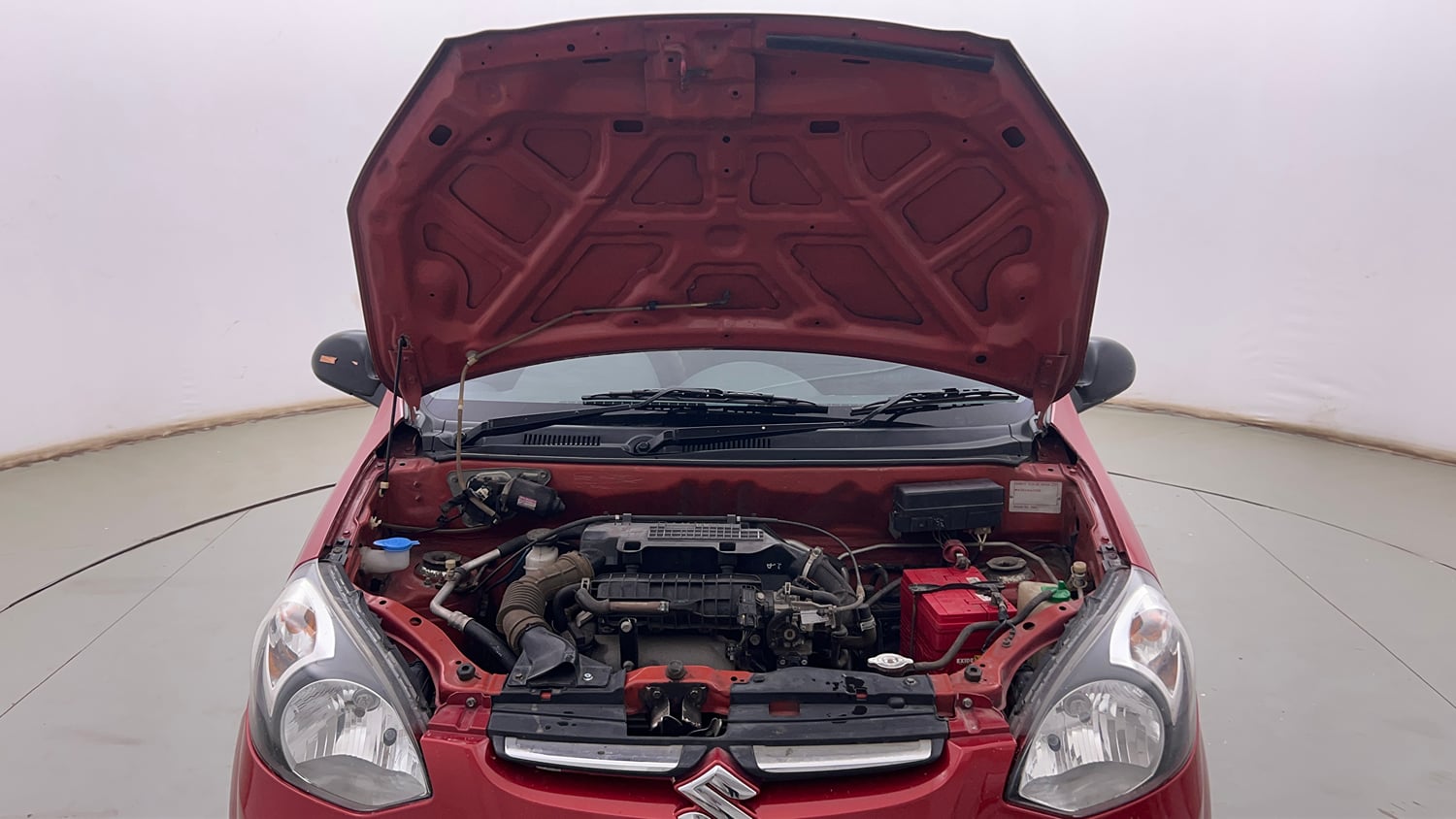 Used 2016 Maruti Suzuki Alto 800 Lxi Petrol Manual engine ENGINE & BONNET OPEN FRONT VIEW