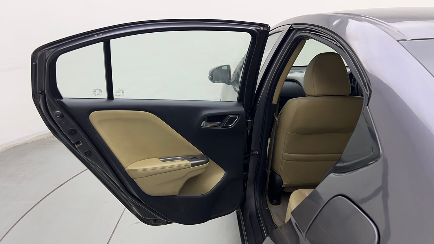 Used 2017 Honda City ZX CVT Petrol Petrol Automatic interior LEFT REAR DOOR OPEN VIEW