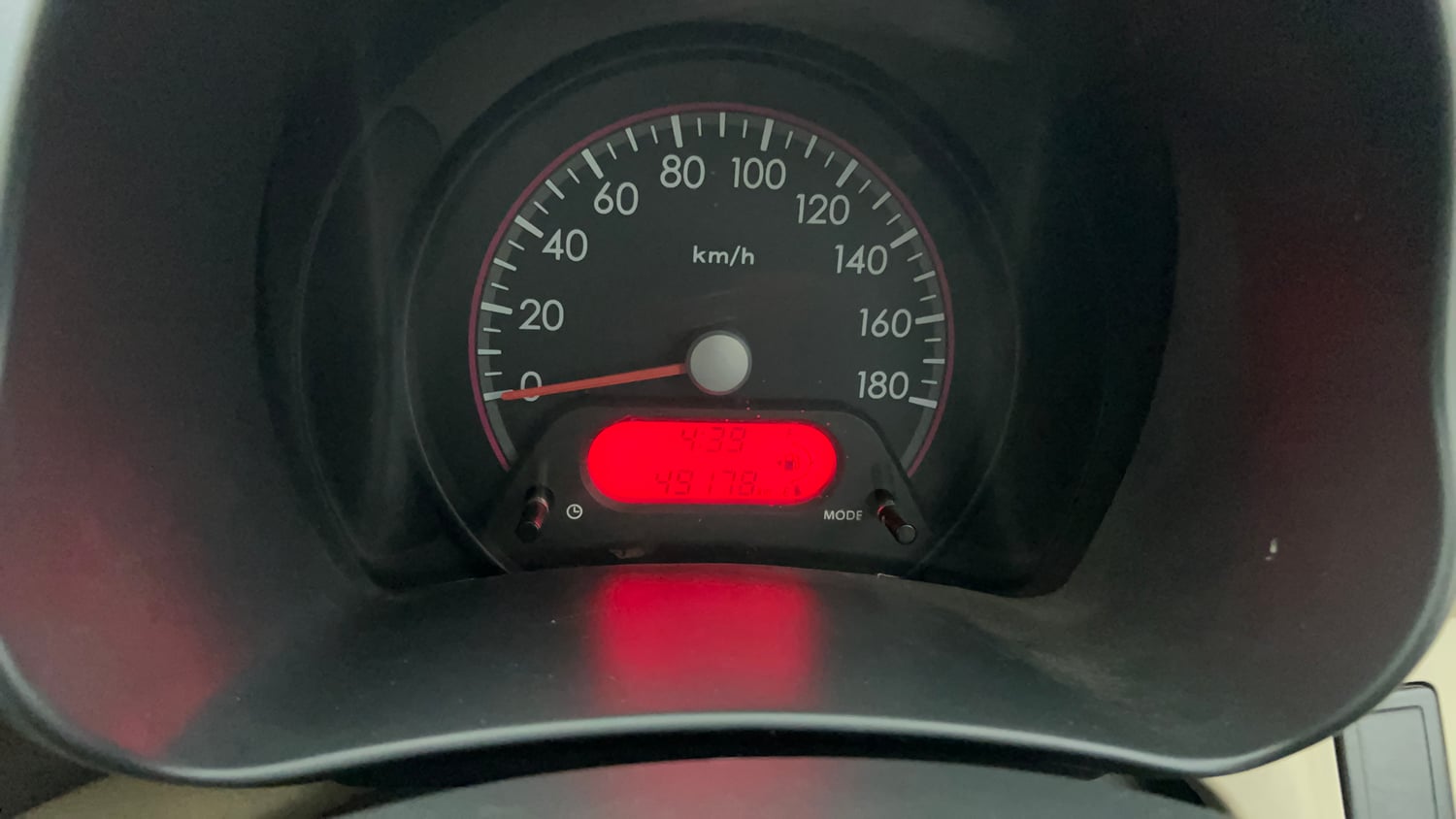 Used 2012 Maruti Suzuki A-Star Vxi Petrol Manual interior CLUSTERMETER VIEW