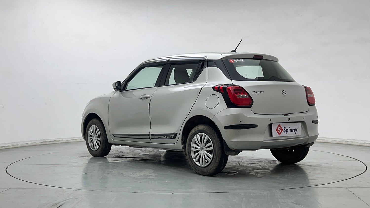 Used 2021 Maruti Suzuki Swift VXi Petrol Manual exterior LEFT REAR CORNER VIEW
