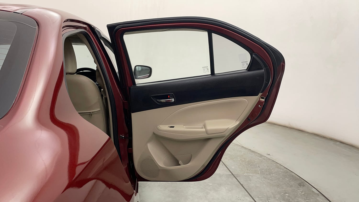 Used 2019 Maruti Suzuki Dzire ZDi Plus AMT Diesel Automatic interior RIGHT REAR DOOR OPEN VIEW