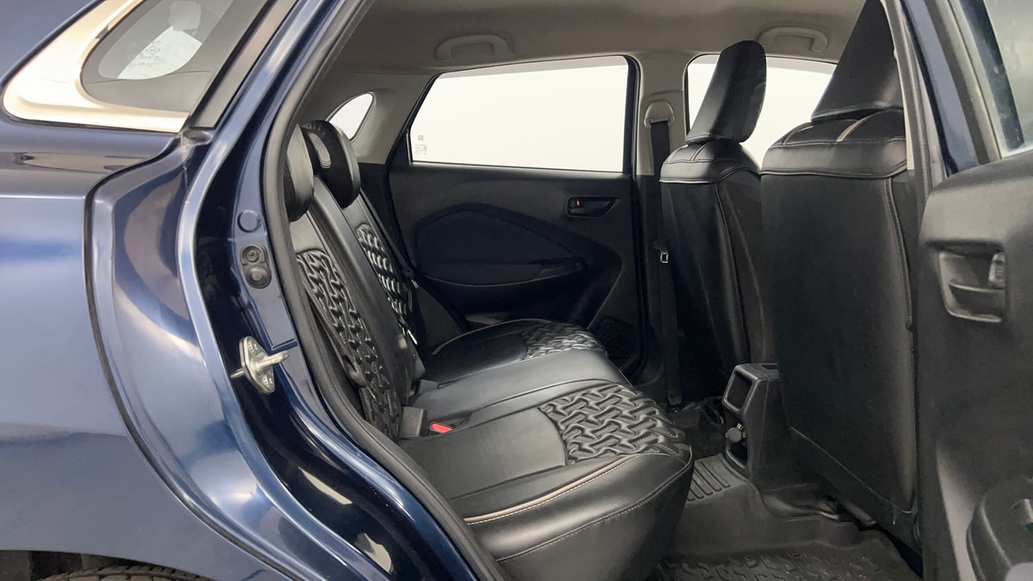 Used 2025 Maruti Suzuki Baleno Delta AGS Petrol Automatic interior RIGHT SIDE REAR DOOR CABIN VIEW