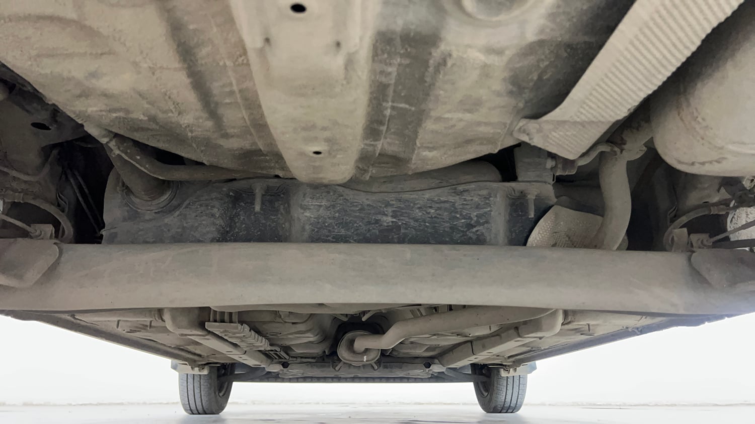 Used 2021 Hyundai Santro Sportz AMT Petrol Automatic extra REAR UNDERBODY VIEW (TAKEN FROM REAR)