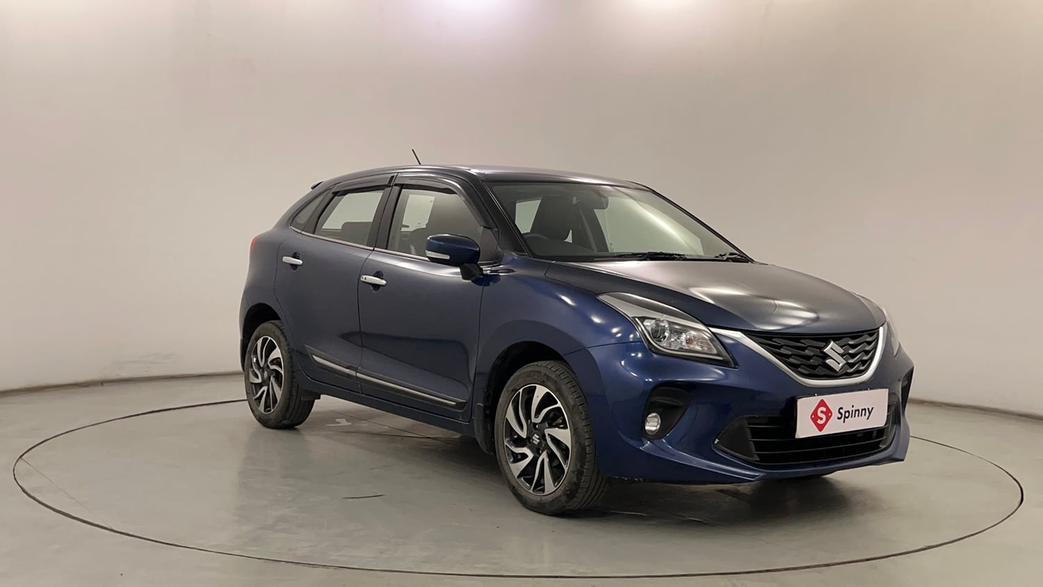 Used 2021 Maruti Suzuki Baleno Zeta Petrol Manual exterior RIGHT FRONT CORNER VIEW