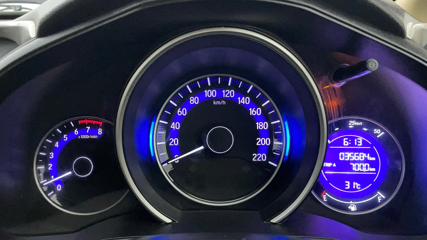 Used 2016 Honda Jazz V Petrol Petrol Manual interior CLUSTERMETER VIEW