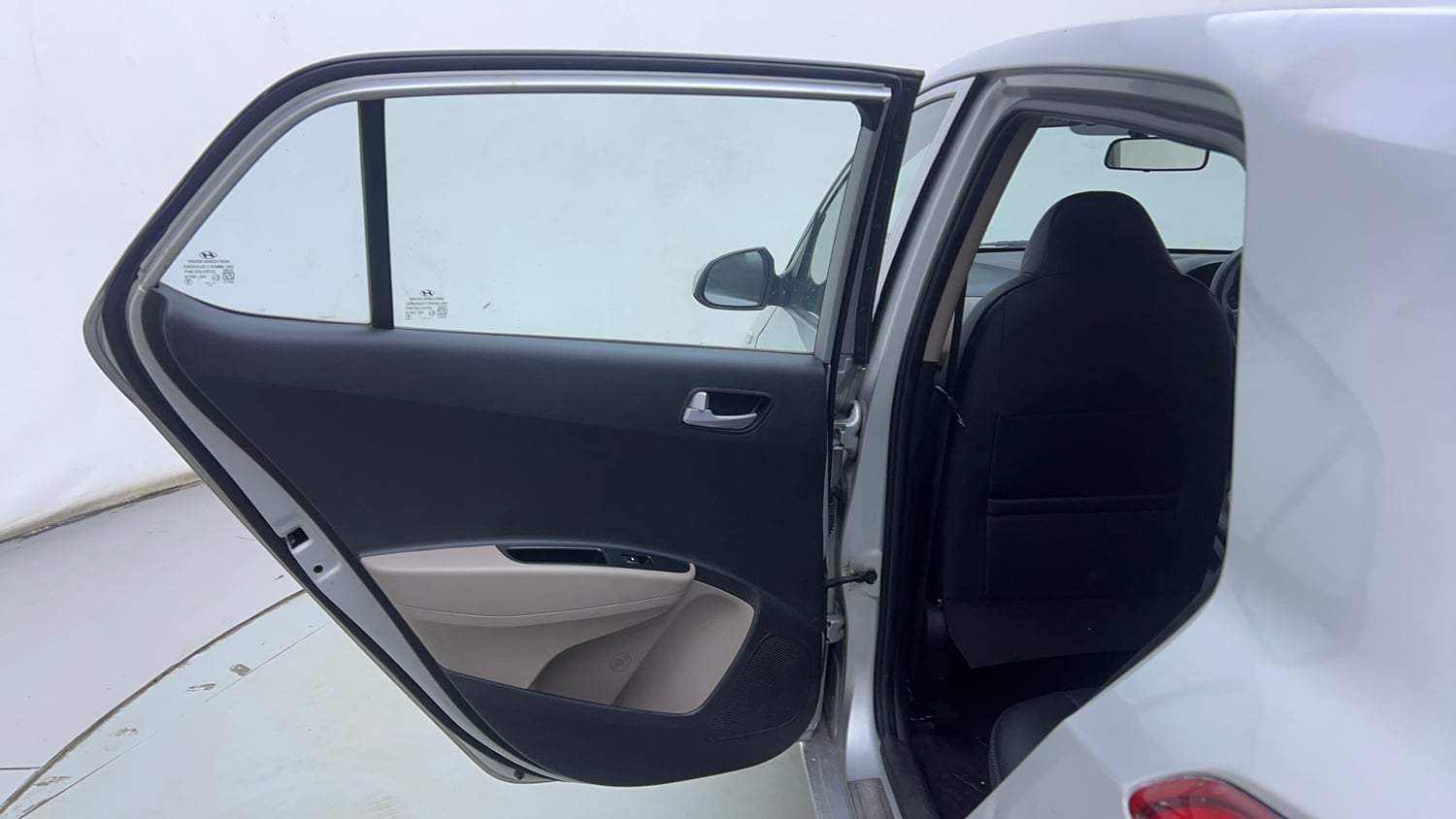 Used 2017 Hyundai Grand i10 Sportz 1.2 Kappa VTVT Petrol Manual interior LEFT REAR DOOR OPEN VIEW