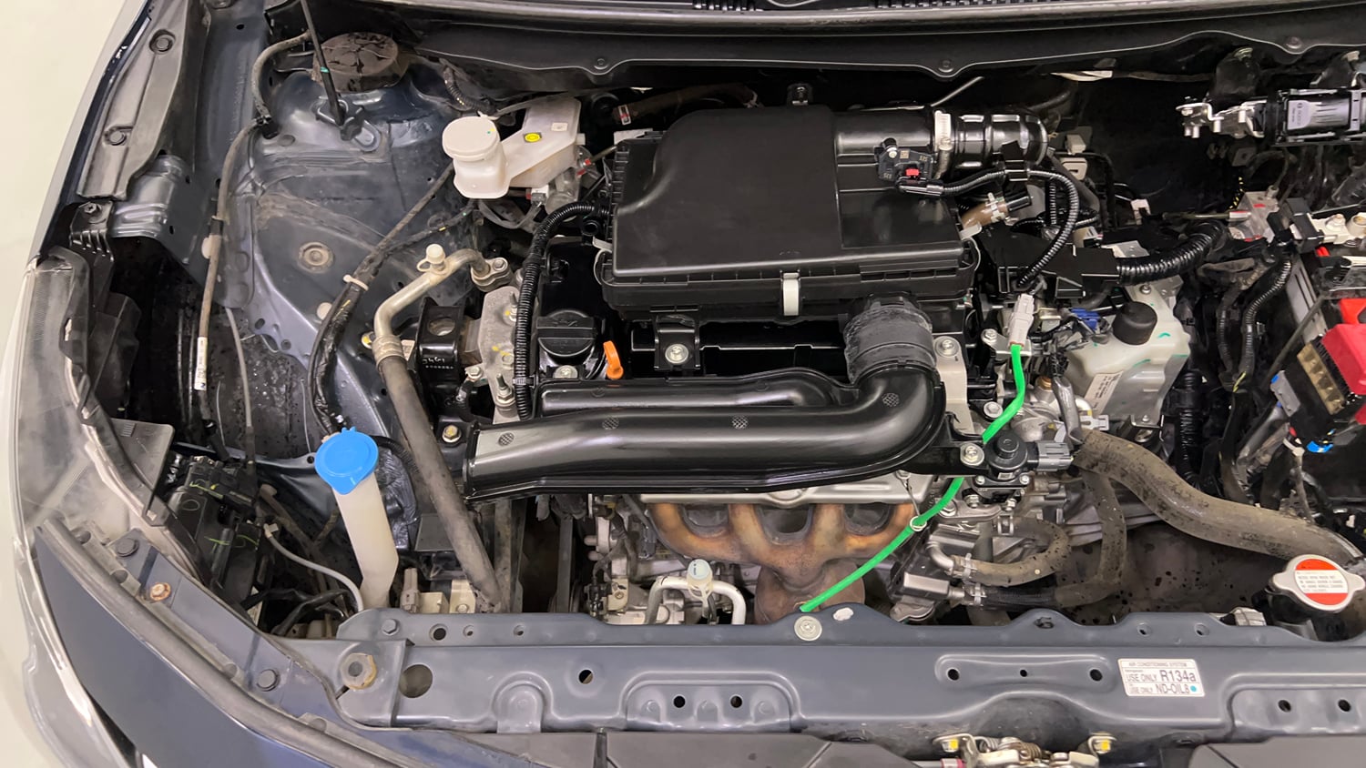 Used 2025 Maruti Suzuki Baleno Delta AGS Petrol Automatic engine ENGINE RIGHT SIDE VIEW