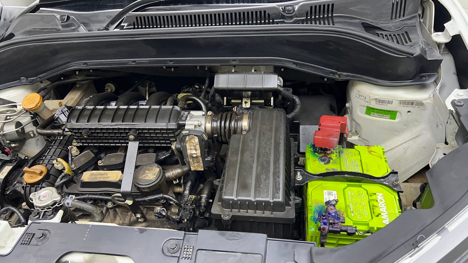 Used 2023 Tata Punch Pure MT Petrol Manual engine ENGINE LEFT SIDE VIEW