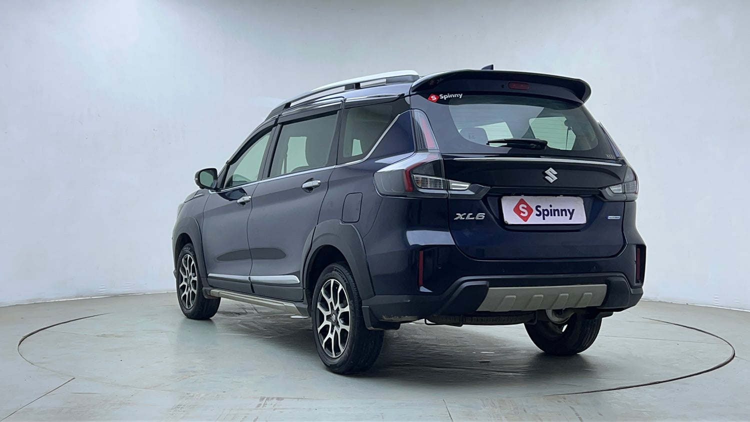 Used 2023 Maruti Suzuki XL6 Alpha Plus MT Petrol Petrol Manual exterior LEFT REAR CORNER VIEW