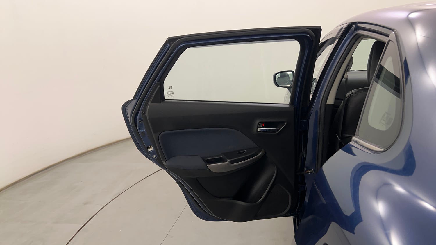 Used 2021 Maruti Suzuki Baleno Zeta Petrol Manual interior LEFT REAR DOOR OPEN VIEW