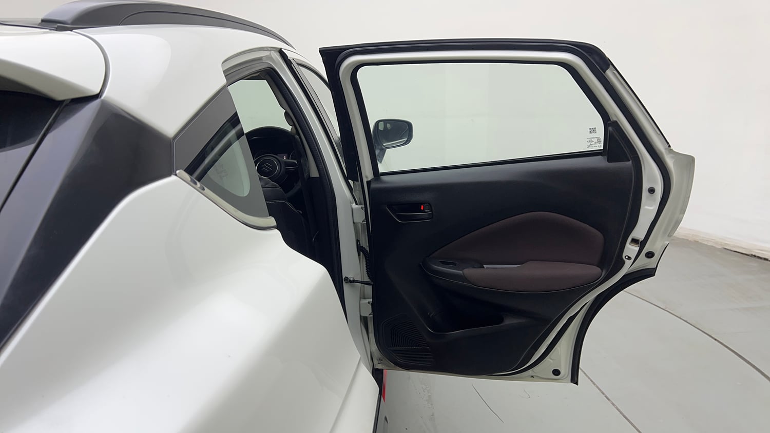Used 2023 Maruti Suzuki Fronx Delta Plus 1.2L MT Petrol Manual interior RIGHT REAR DOOR OPEN VIEW