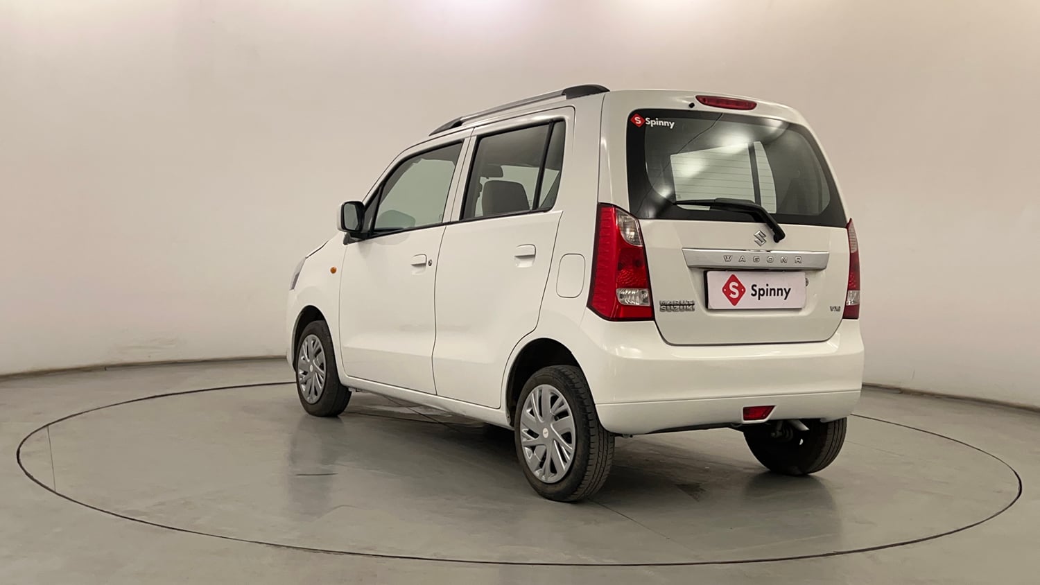 Used 2014 Maruti Suzuki Wagon R VXI Petrol Manual exterior LEFT REAR CORNER VIEW