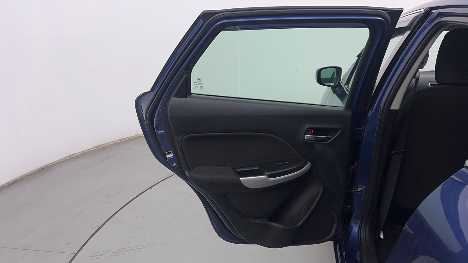Used 2018 Maruti Suzuki Baleno Zeta 1.2 Petrol Manual interior LEFT REAR DOOR OPEN VIEW