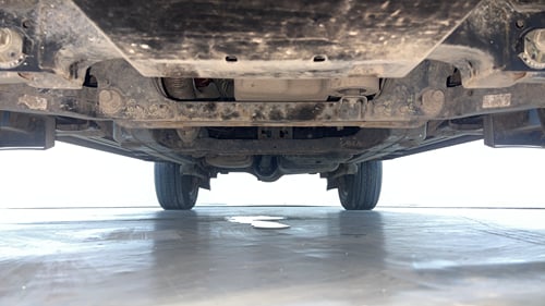 Used 2024 Mahindra Thar Roxx MX5 Diesel MT 2WD Diesel Manual extra FRONT LEFT UNDERBODY VIEW