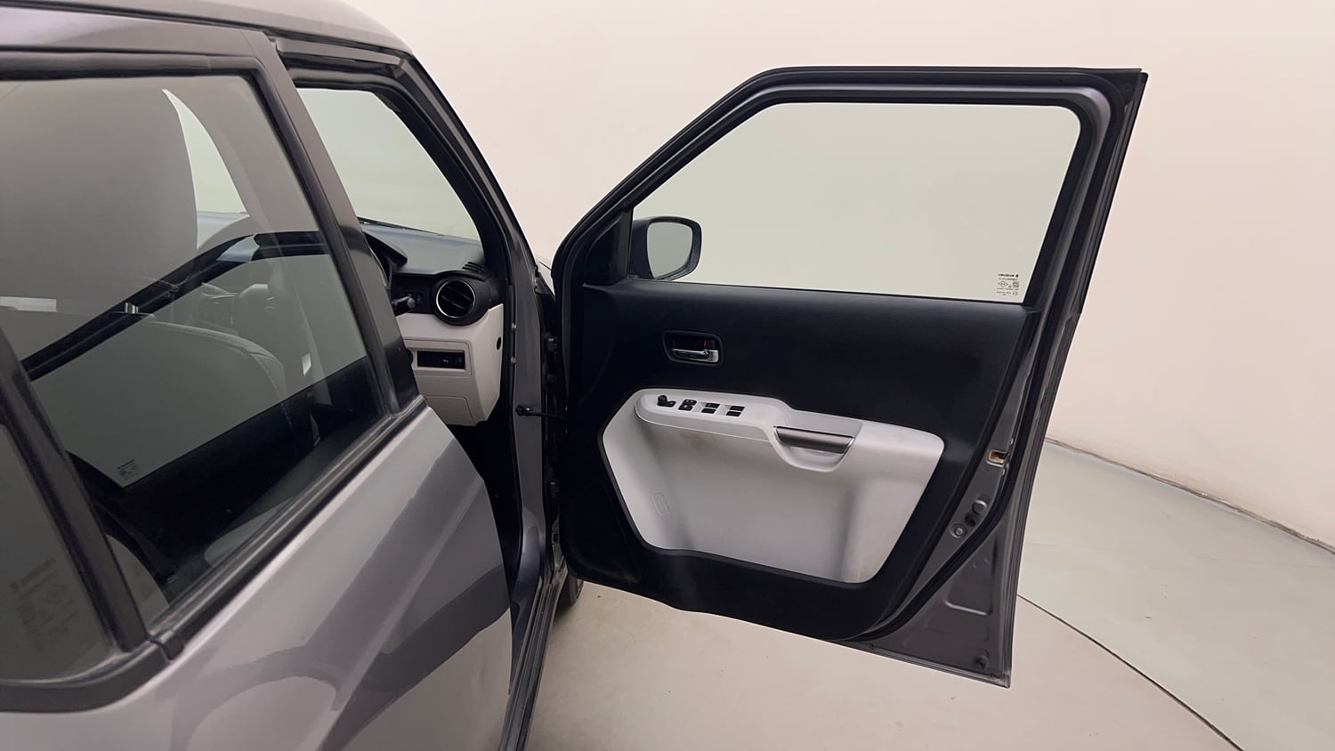 Used 2017 Maruti Suzuki Ignis Zeta 1.2 AMT Petrol Automatic interior RIGHT FRONT DOOR OPEN VIEW