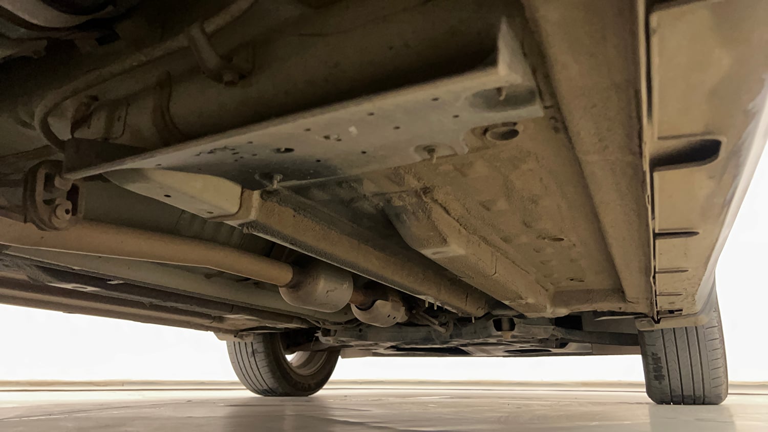 Used 2022 kia Seltos HTX 1.5 IVT Petrol Automatic extra REAR RIGHT UNDERBODY VIEW