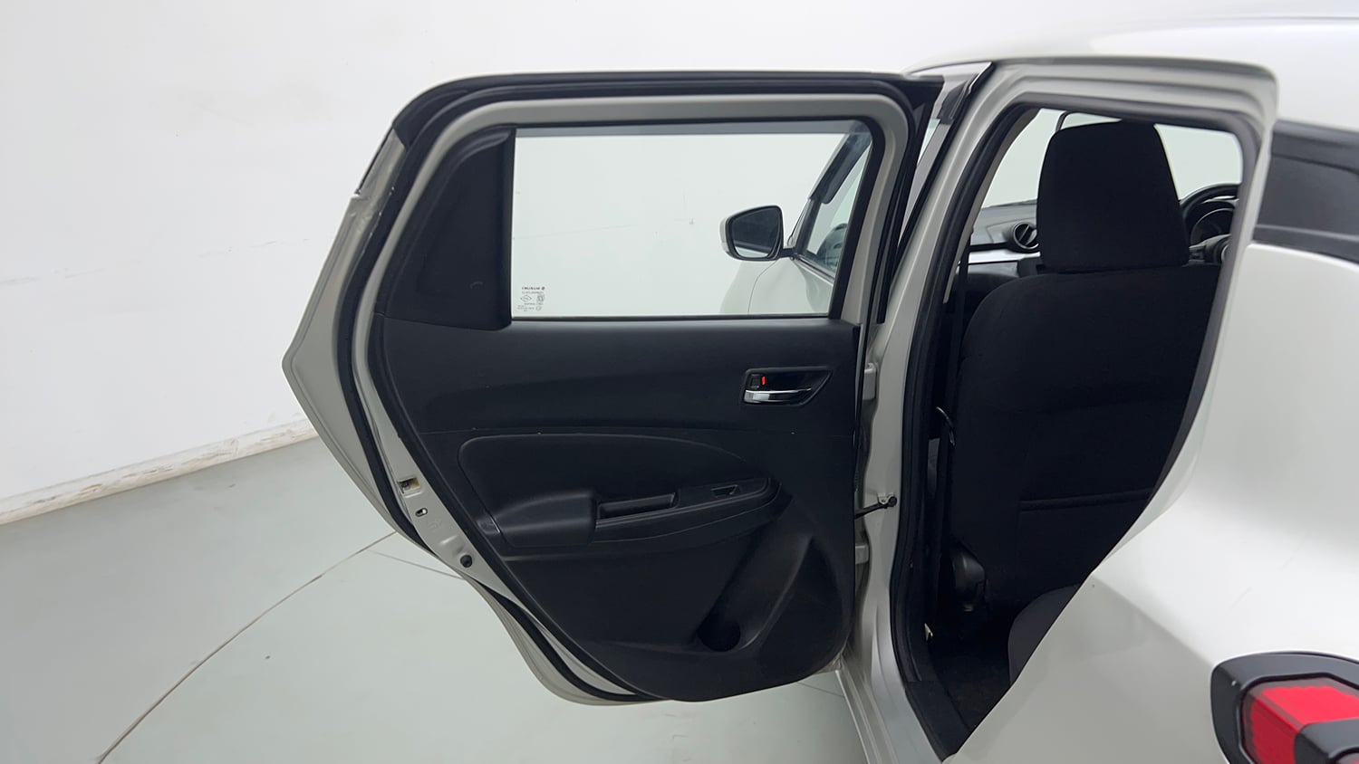 Used 2021 Maruti Suzuki Swift VXi Petrol Manual interior LEFT REAR DOOR OPEN VIEW