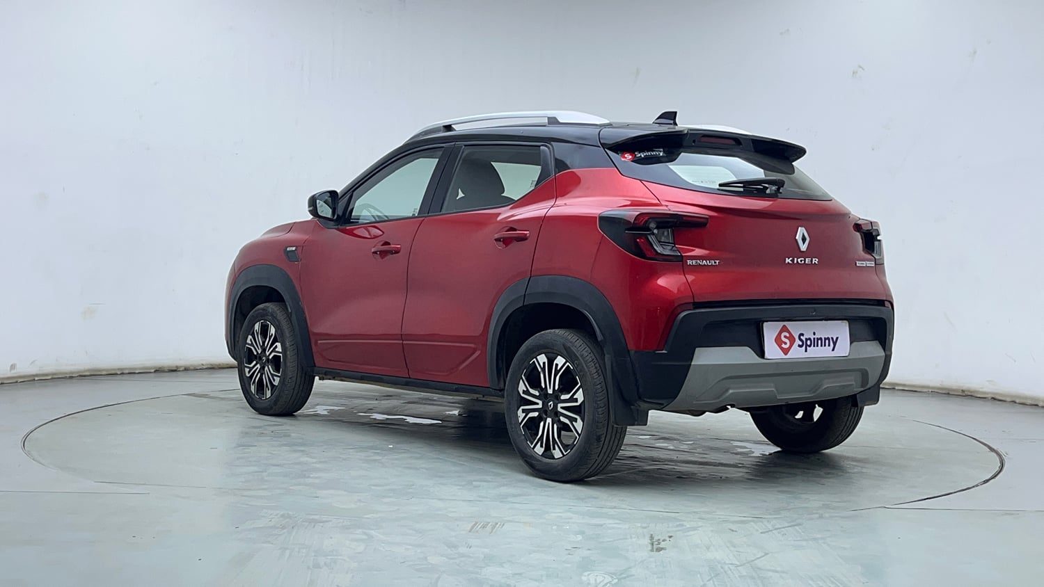 Used 2022 Renault Kiger RXZ Turbo CVT Petrol Automatic exterior LEFT REAR CORNER VIEW