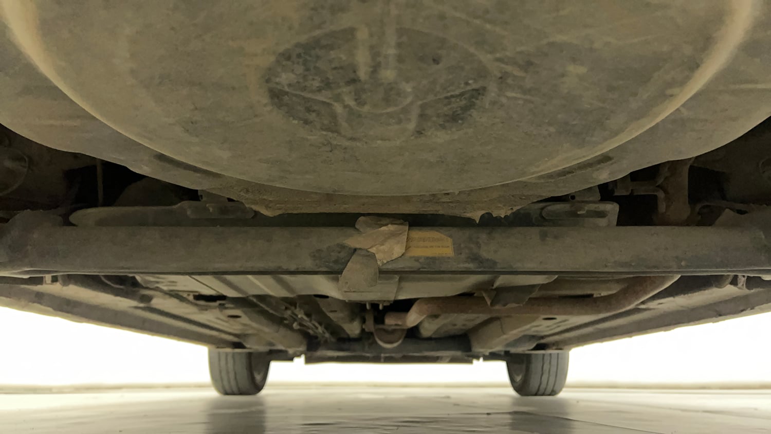 Used 2022 Tata Altroz XZ Plus Petrol+CNG (Outside Fitted) Cng Manual extra REAR UNDERBODY VIEW (TAKEN FROM REAR)
