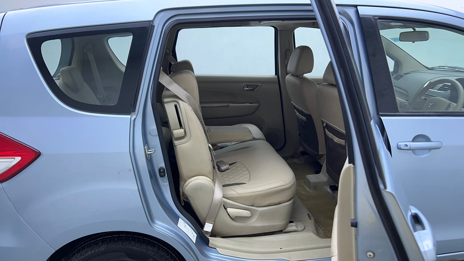 Used 2013 Maruti Suzuki Ertiga Vxi Petrol Manual interior RIGHT SIDE REAR DOOR CABIN VIEW