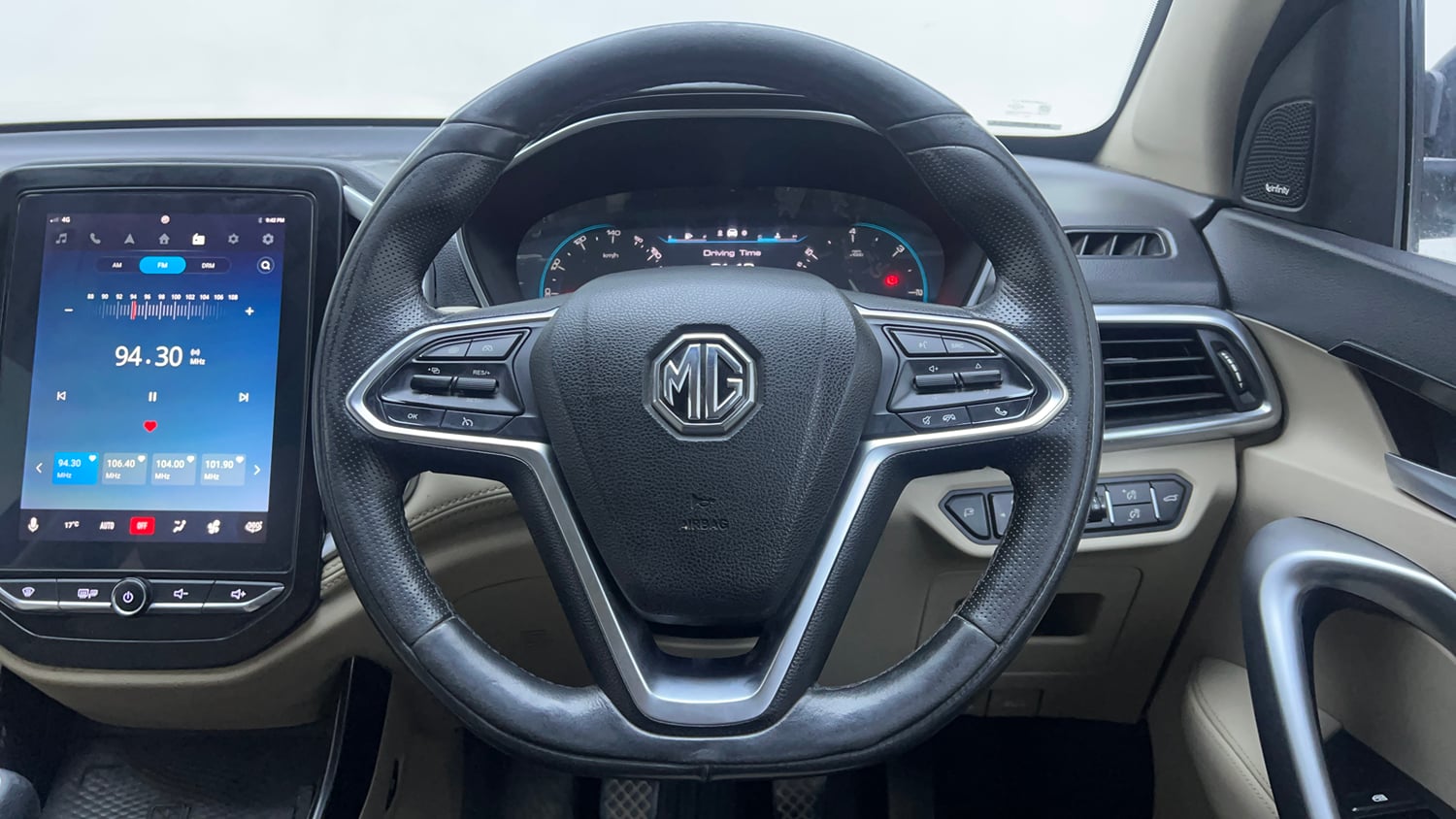 Used 2023 MG Motors Hector Sharp 2.0 Diesel Turbo MT Diesel Manual interior STEERING VIEW
