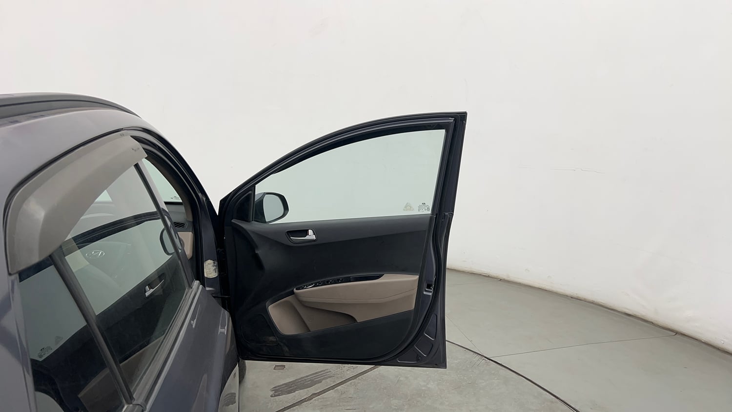 Used 2013 Hyundai Grand i10 Asta 1.2 Kappa VTVT Petrol Manual interior RIGHT FRONT DOOR OPEN VIEW