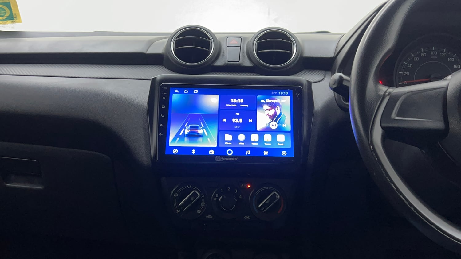 Used 2022 Maruti Suzuki Swift LXi Petrol Manual interior MUSIC SYSTEM & AC CONTROL VIEW