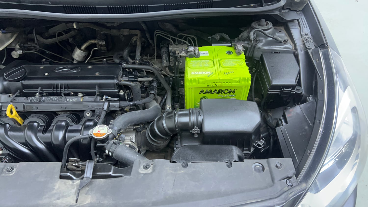 Used 2012 Hyundai Verna Fluidic 1.6 VTVT SX Petrol Manual engine ENGINE LEFT SIDE VIEW