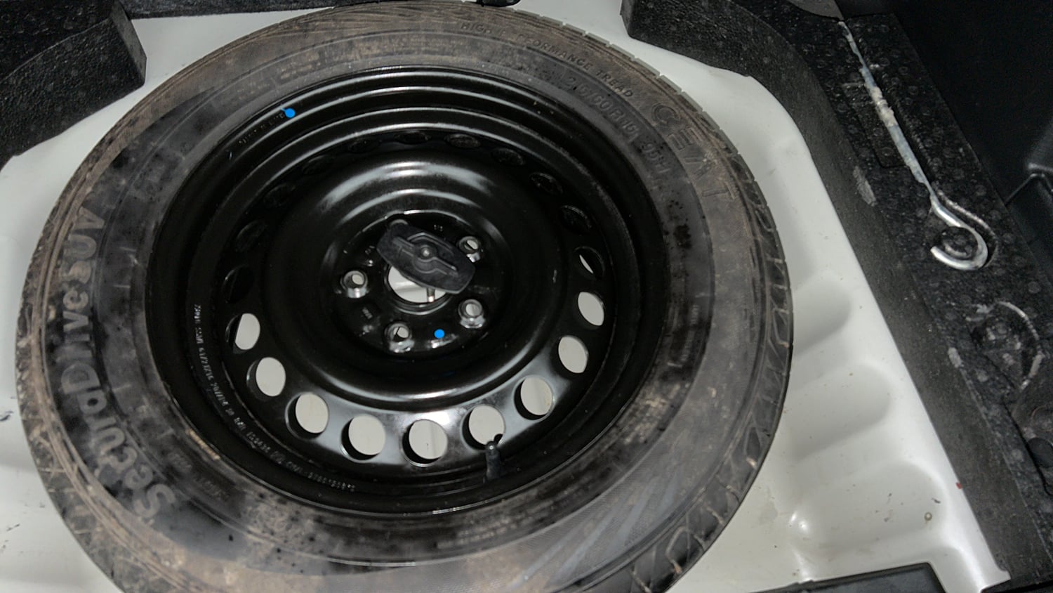Used 2023 Maruti Suzuki Brezza ZXi Petrol Manual tyres SPARE TYRE VIEW