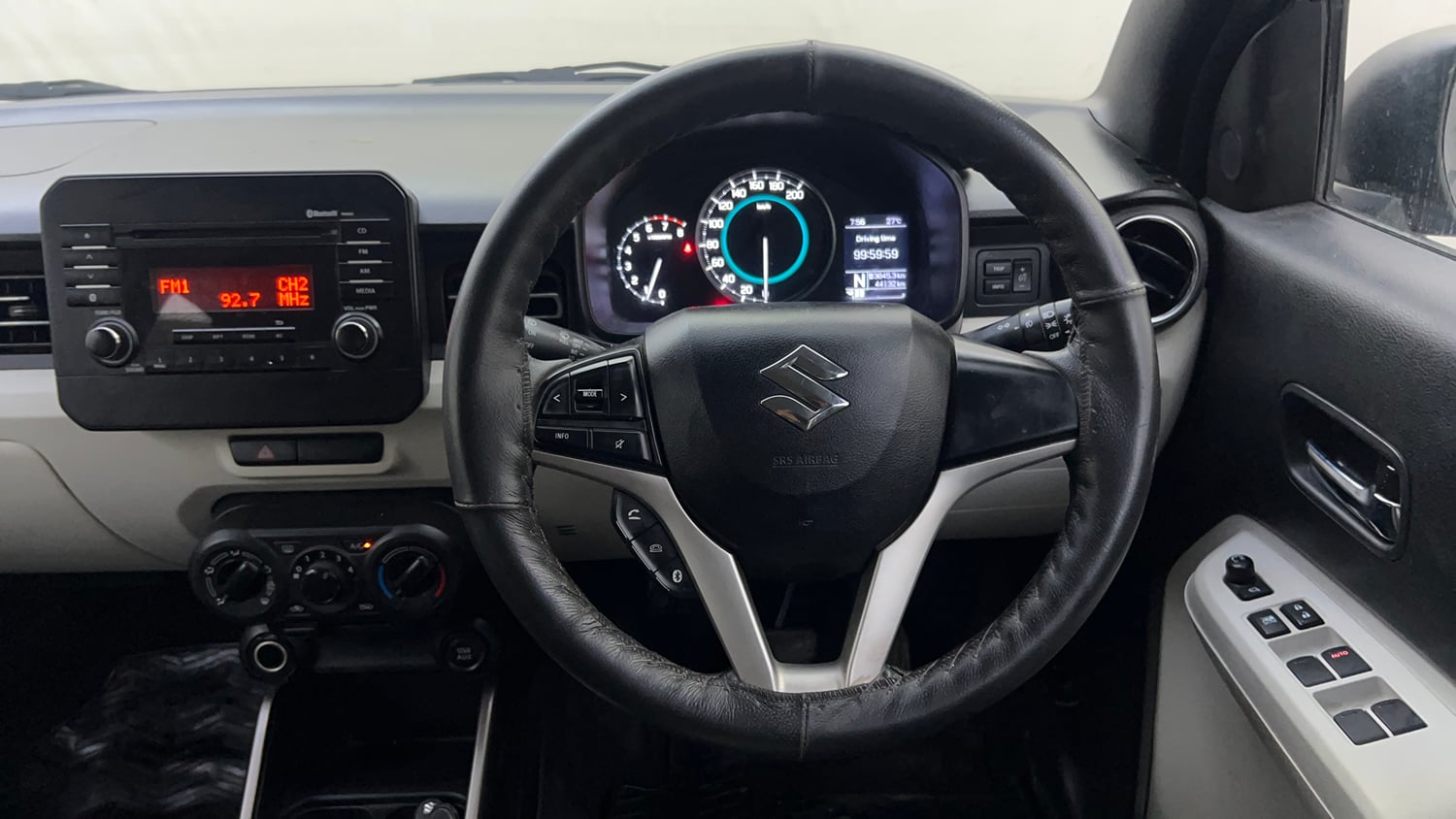 Used 2017 Maruti Suzuki Ignis Zeta 1.2 AMT Petrol Automatic interior STEERING VIEW