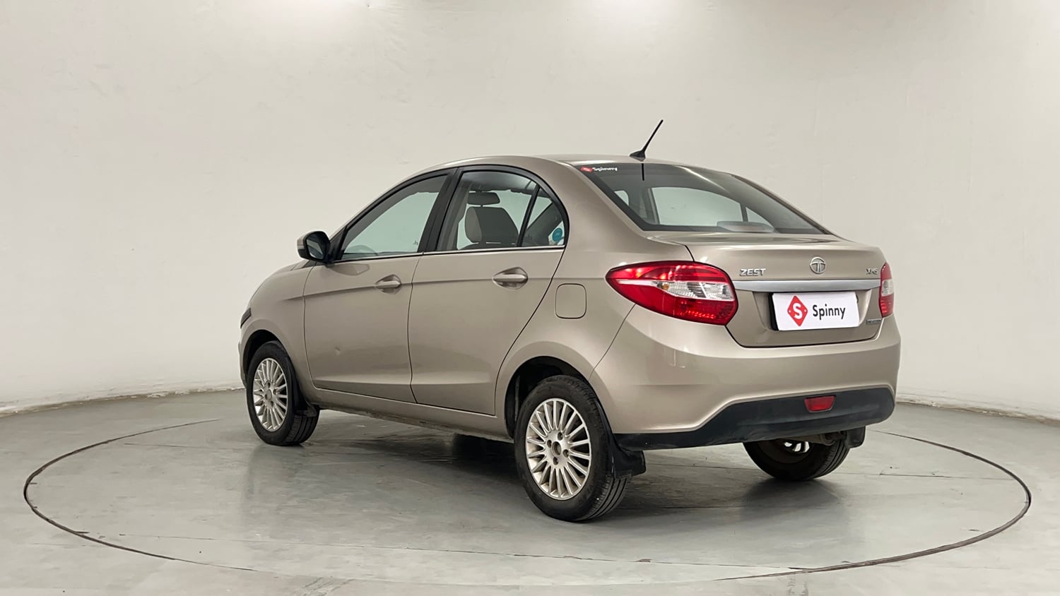 Used 2014 Tata Zest XMS Petrol Petrol Manual exterior LEFT REAR CORNER VIEW