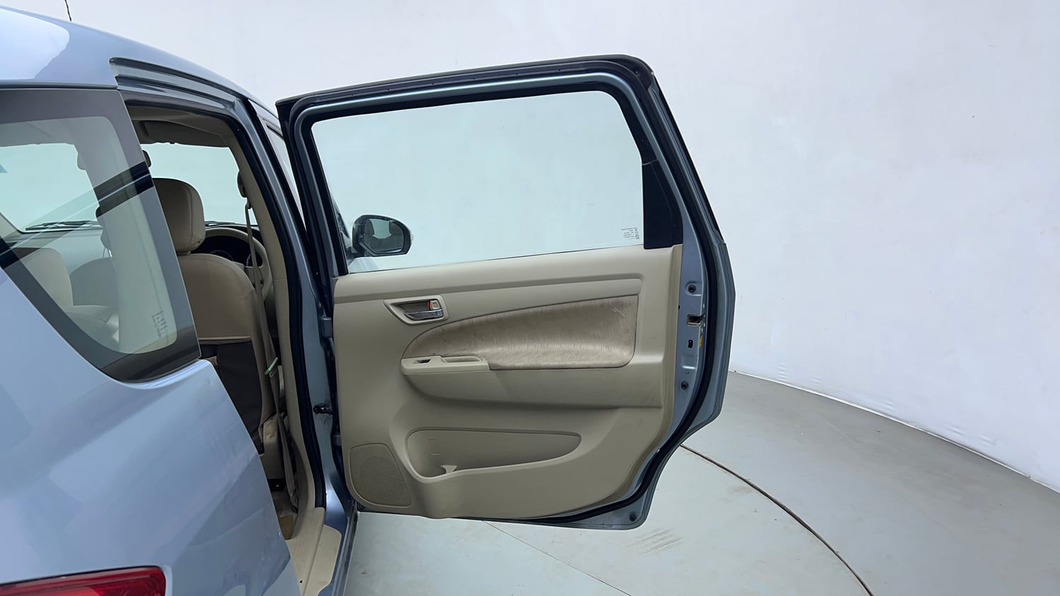Used 2013 Maruti Suzuki Ertiga Vxi Petrol Manual interior RIGHT REAR DOOR OPEN VIEW