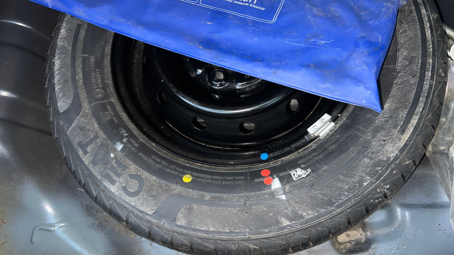 Used 2021 Maruti Suzuki Alto 800 VXi Petrol Manual tyres SPARE TYRE VIEW