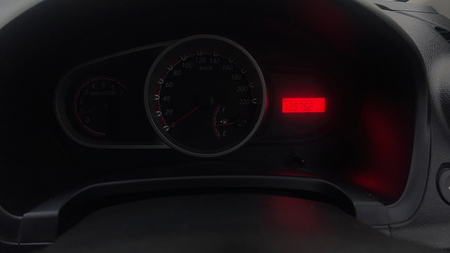 Used 2013 Ford Figo Duratorq Diesel ZXI 1.4 Diesel Manual interior CLUSTERMETER VIEW
