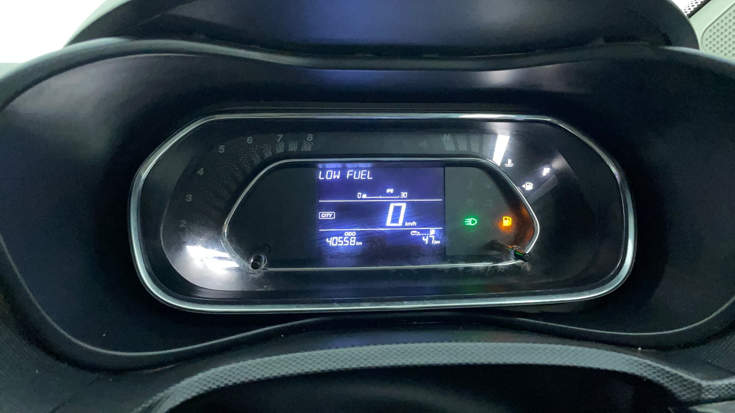 Used 2024 Tata Nexon Smart 1.2 Revotron Petrol 5MT Petrol Manual interior CLUSTERMETER VIEW