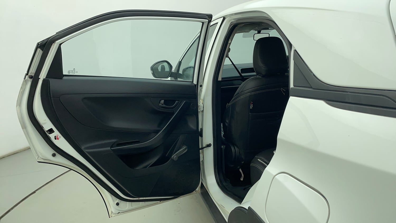 Used 2024 Tata Nexon Smart 1.2 Revotron Petrol 5MT Petrol Manual interior LEFT REAR DOOR OPEN VIEW