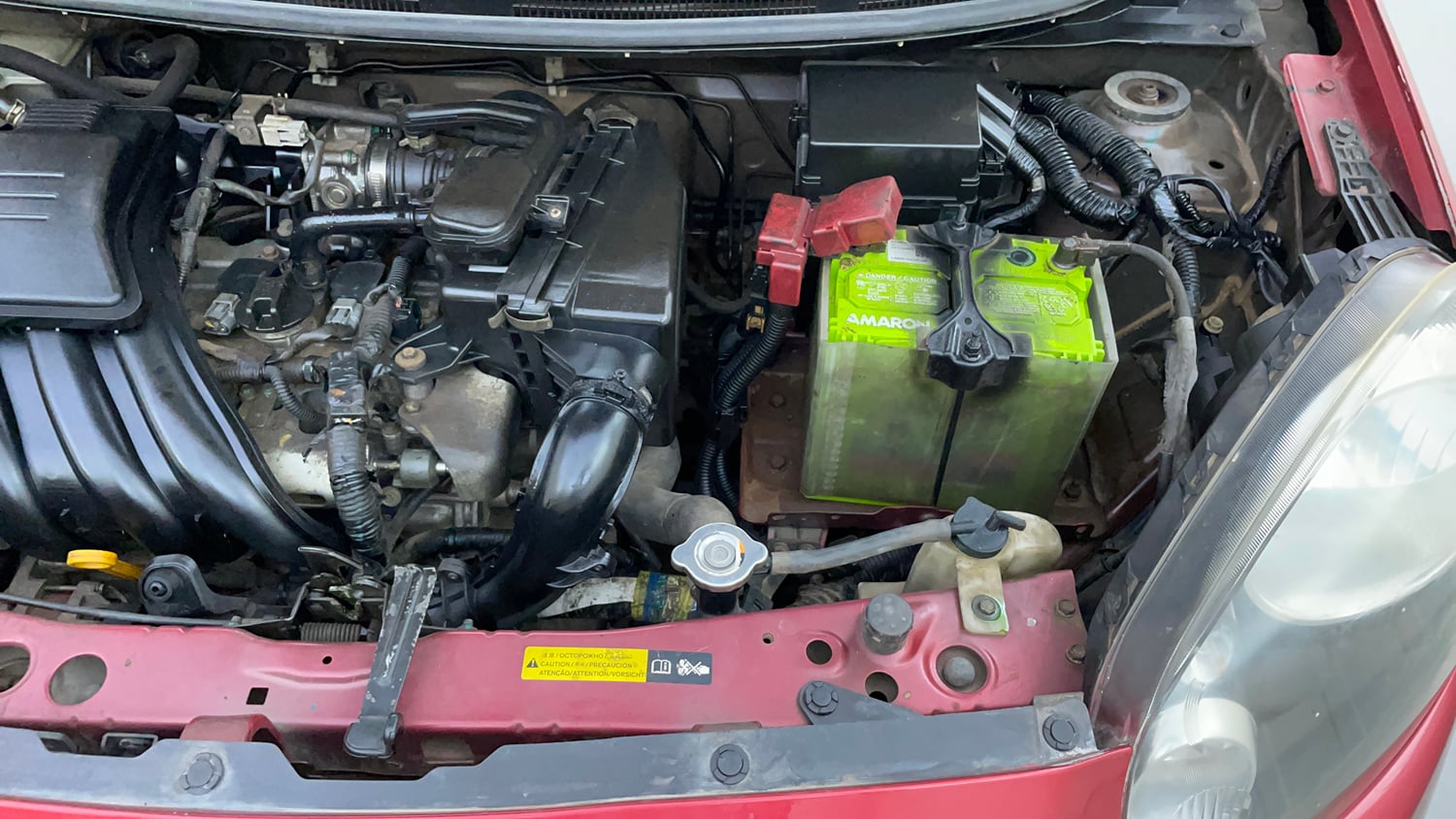 Used 2016 Nissan Micra Active XV Petrol Manual engine ENGINE LEFT SIDE VIEW