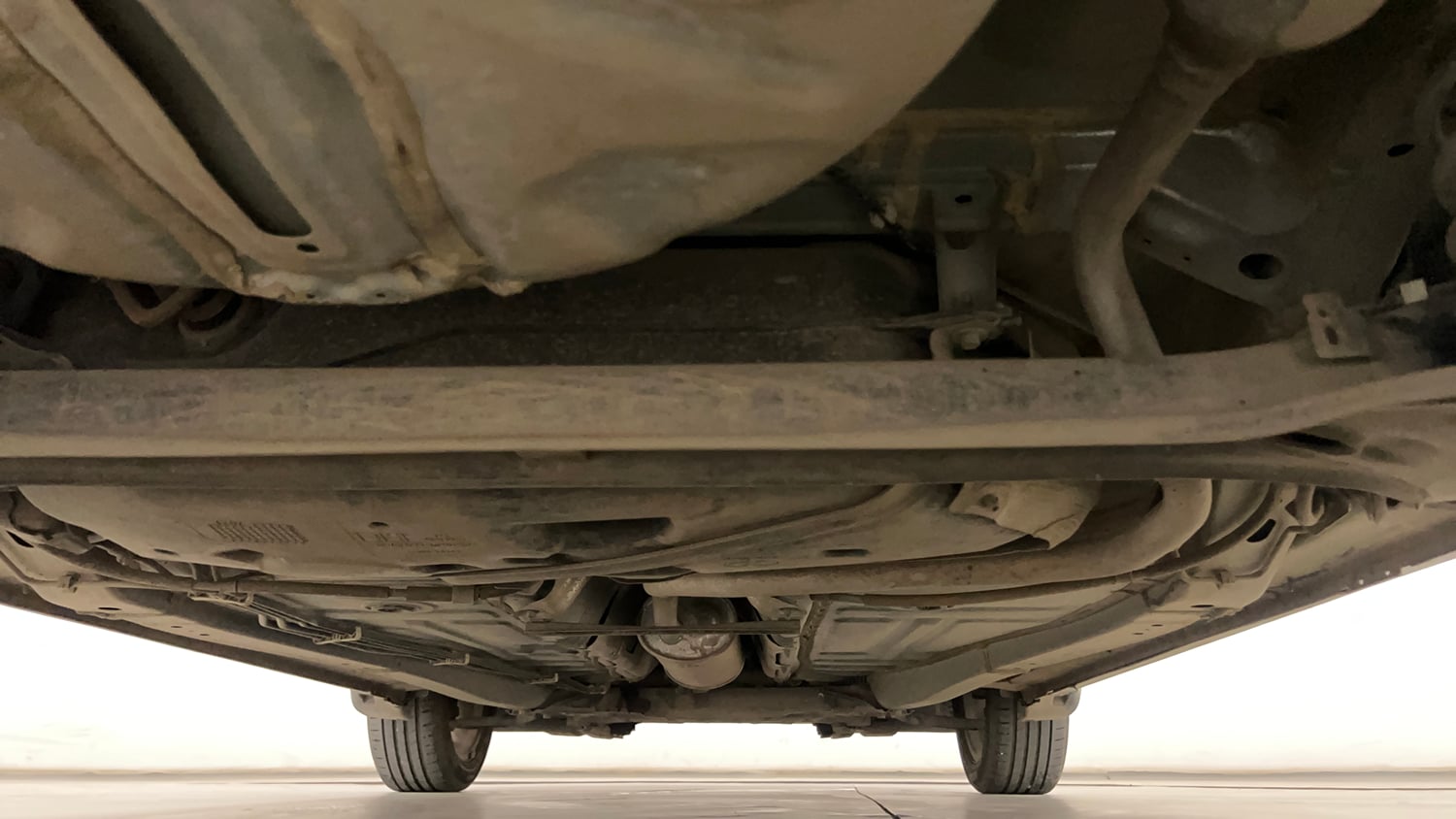 Used 2021 Maruti Suzuki Baleno Zeta Petrol Manual extra REAR UNDERBODY VIEW (TAKEN FROM REAR)