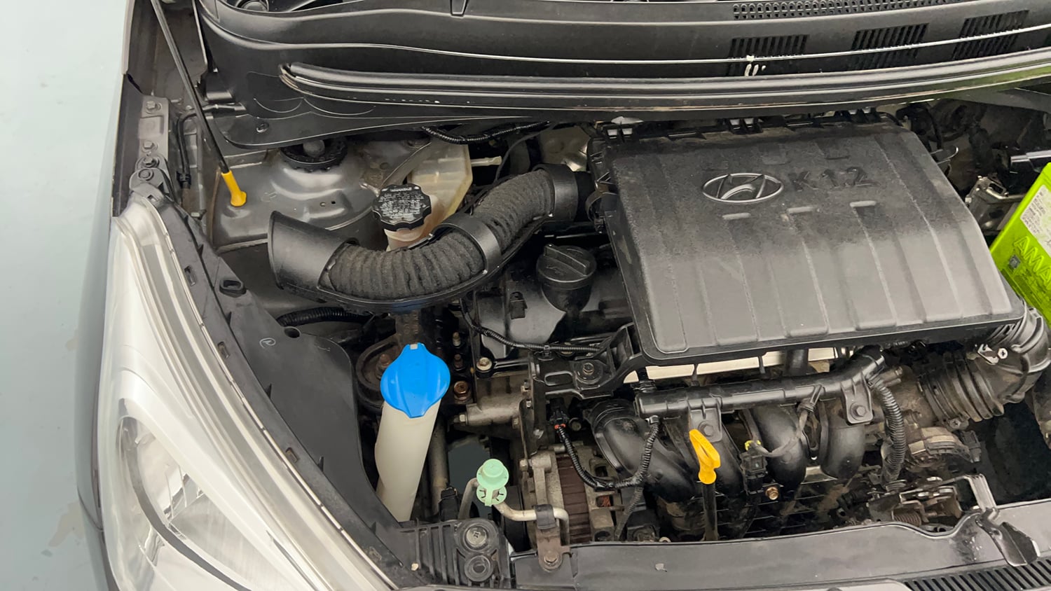 Used 2015 Hyundai Grand i10 Sportz 1.2 Kappa VTVT Petrol Manual engine ENGINE RIGHT SIDE VIEW