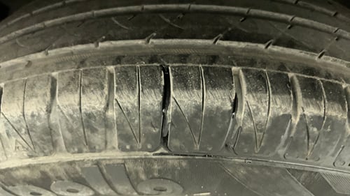 Used 2016 Honda City VX Petrol Manual tyres LEFT FRONT TYRE TREAD VIEW