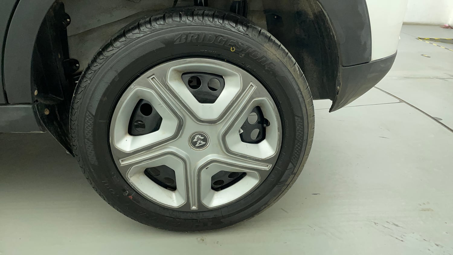 Used 2024 Tata Nexon Smart 1.2 Revotron Petrol 5MT Petrol Manual tyres LEFT REAR TYRE RIM VIEW