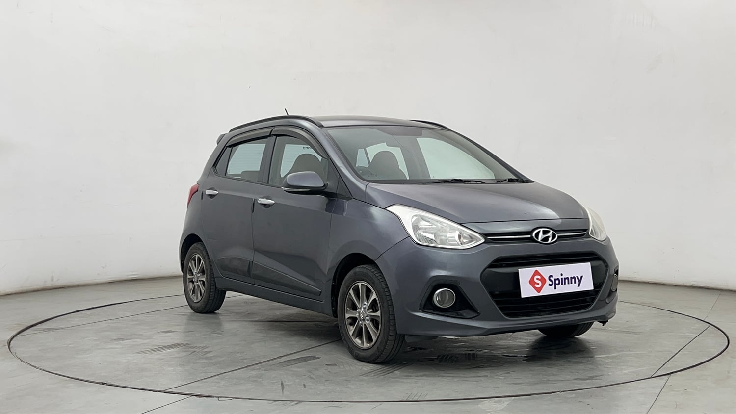 Used 2013 Hyundai Grand i10 Asta 1.2 Kappa VTVT Petrol Manual exterior RIGHT FRONT CORNER VIEW
