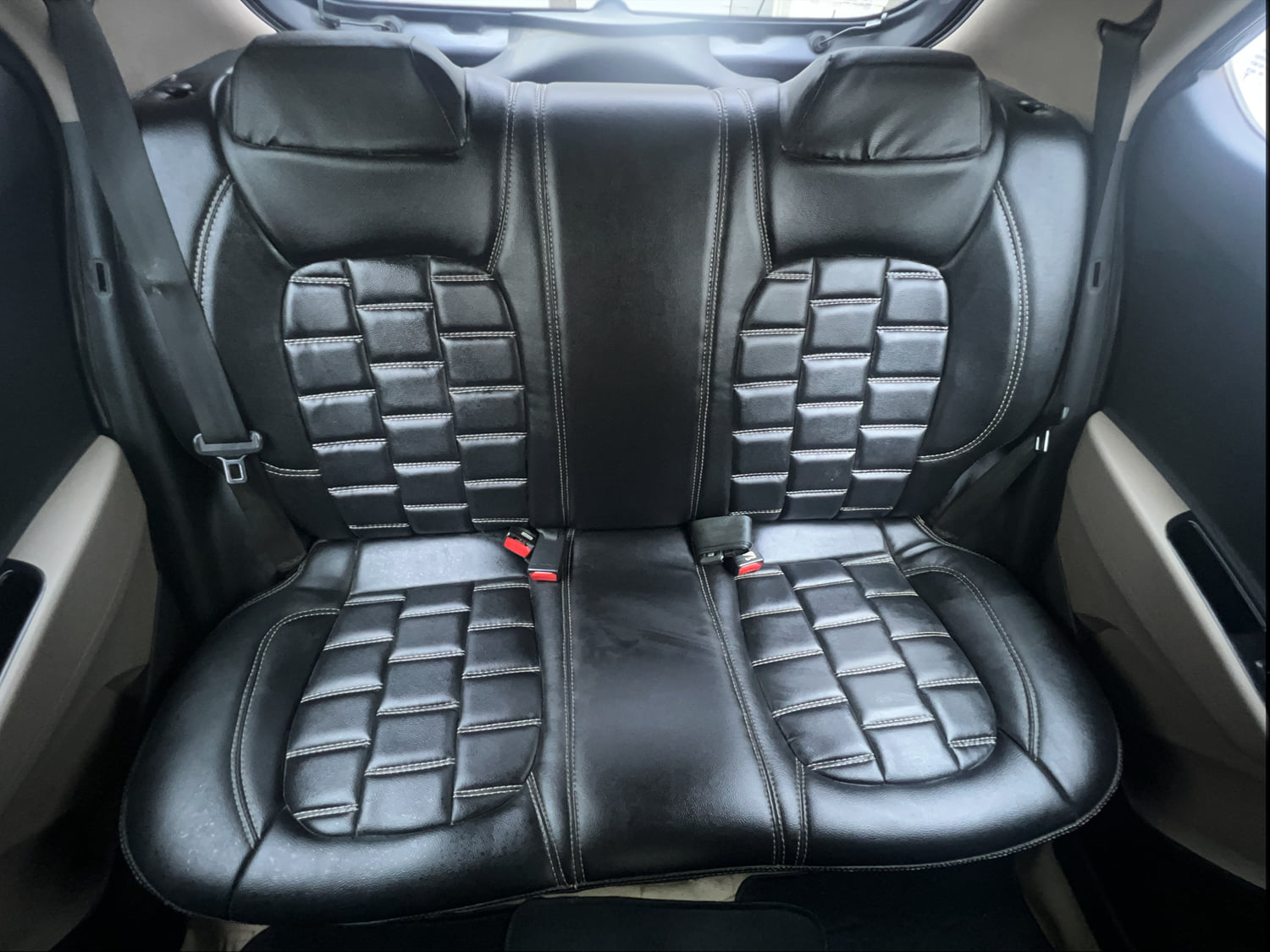 Used 2018 Hyundai Grand i10 Sportz 1.2 Kappa VTVT Petrol Manual interior REAR SEAT CONDITION VIEW